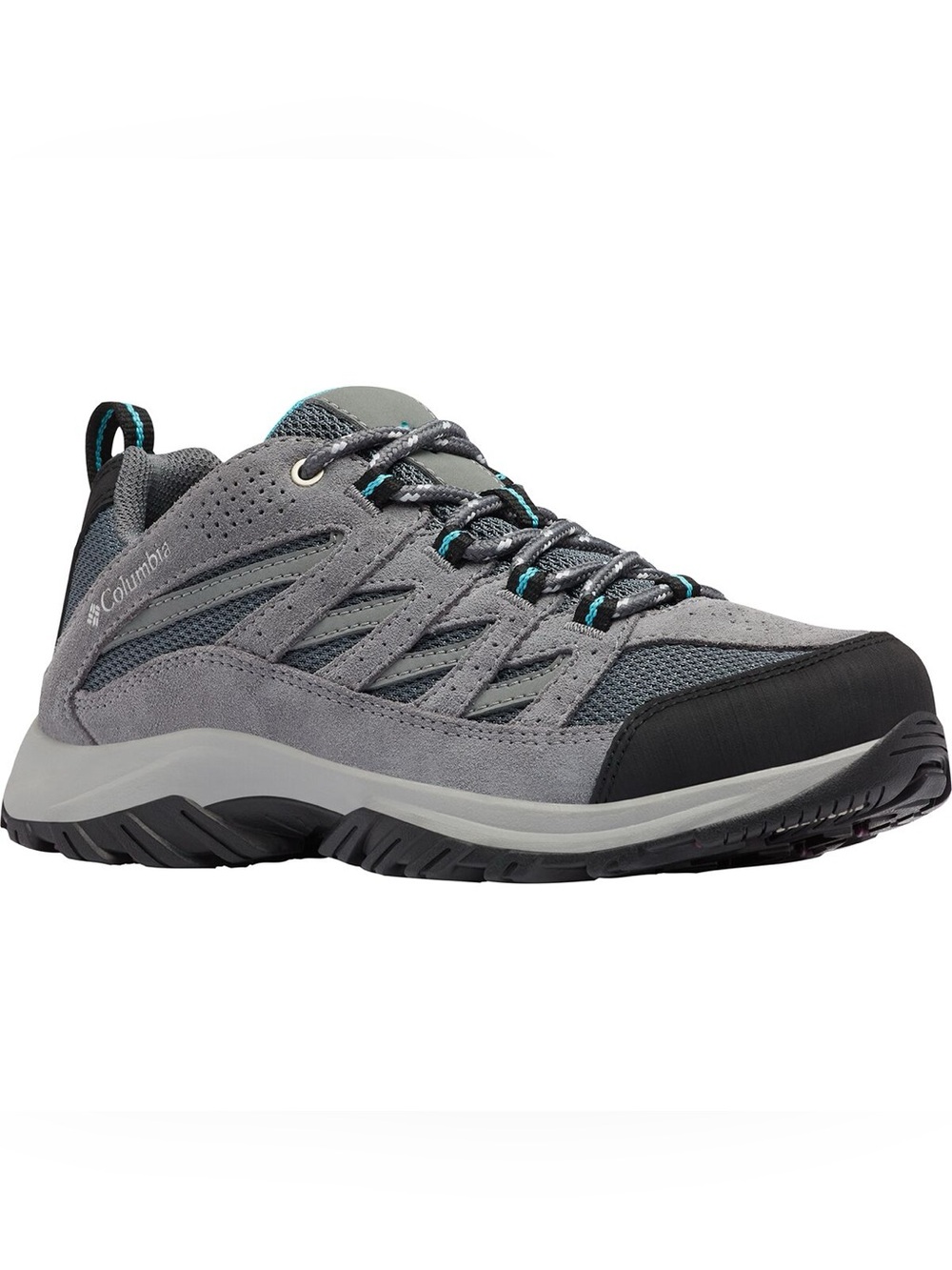 Columbia Gray and Teal Women's Hiking Shoes